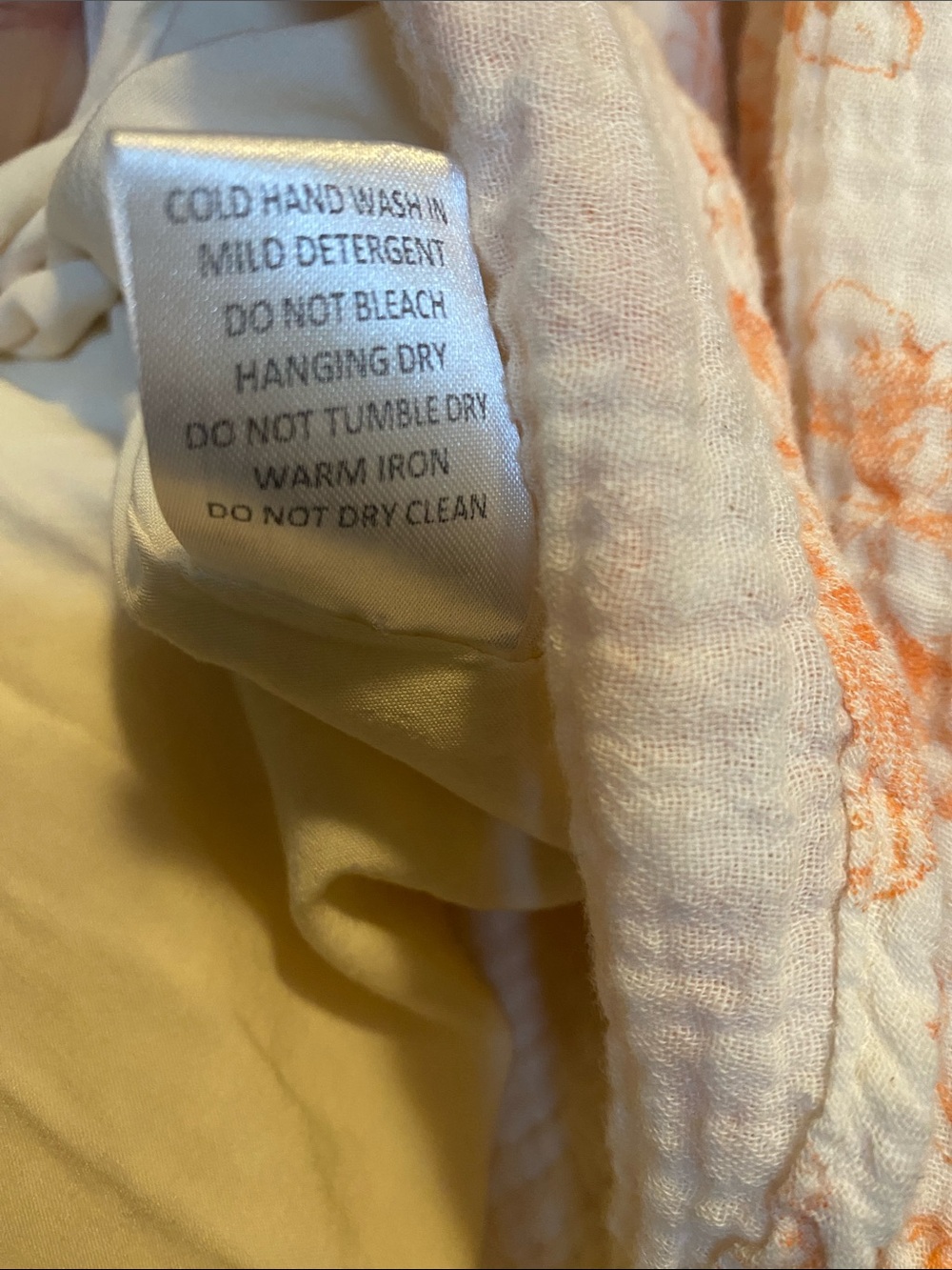 Worth Collective Haven 100% Cotton Tie Front Maxi Dress in Sherbet Medium Gauze - Picture 10 of 16